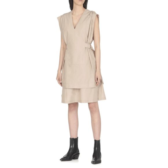 3.1 Phillip Lim NWT Tie Side Shift Dress, Belted Apron Sheath Size 0, MSRP $650 - Picture 1 of 14